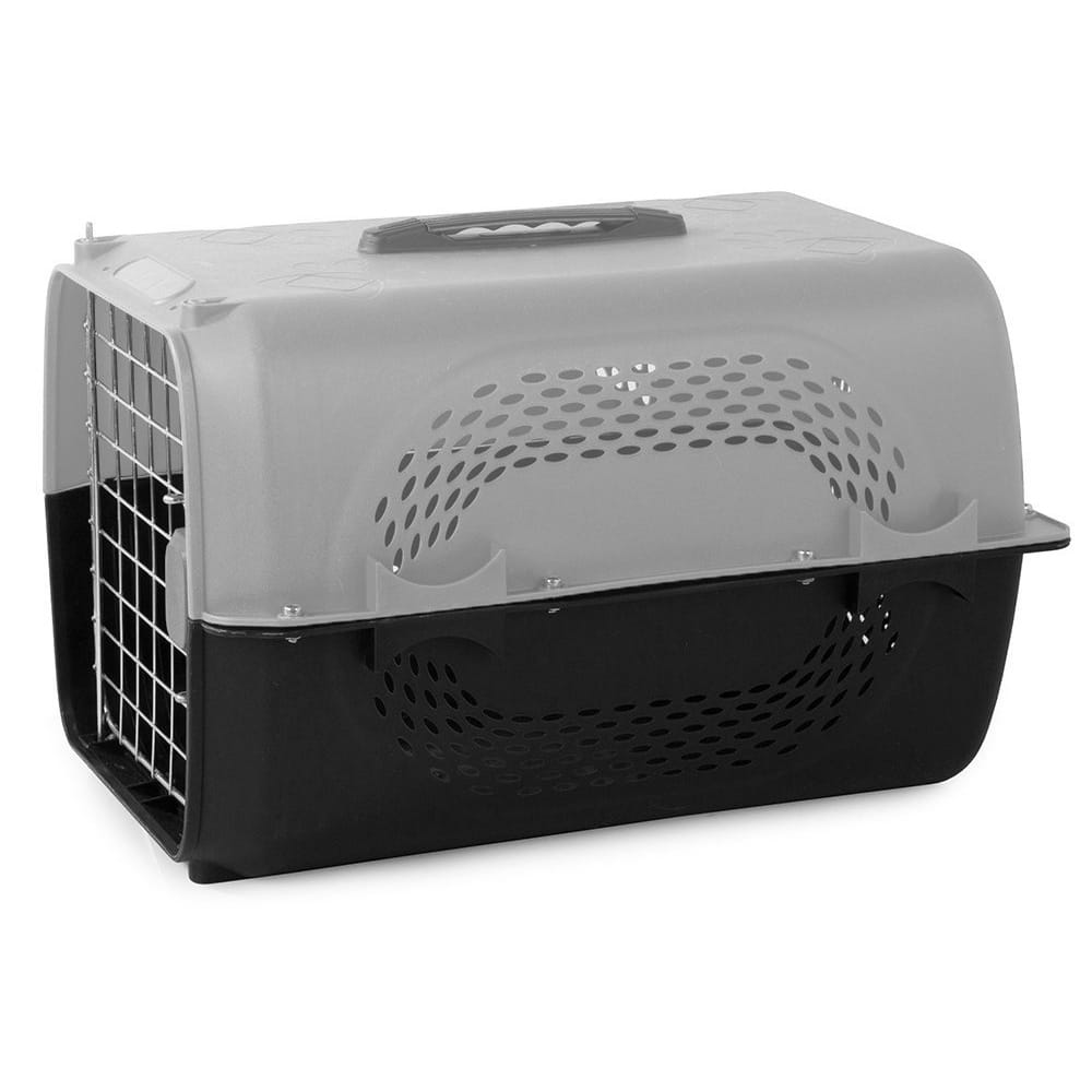 Transporter dla Psa, Kota lub Królika – Klatka Solidna 48x30x32cm Szara